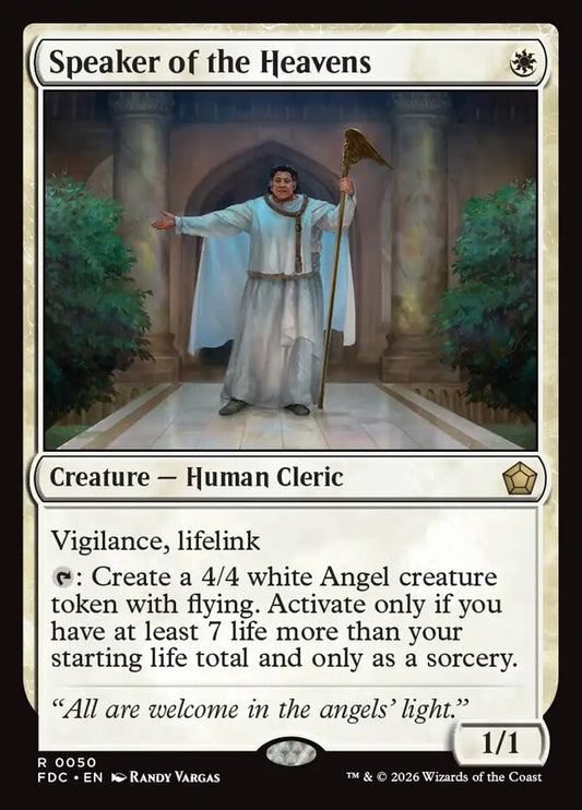Speaker of the Heavens - carta Magic The Gathering