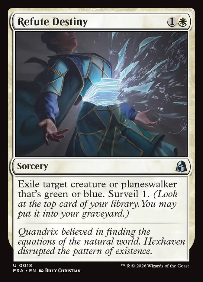 Refute Destiny - carta Magic The Gathering