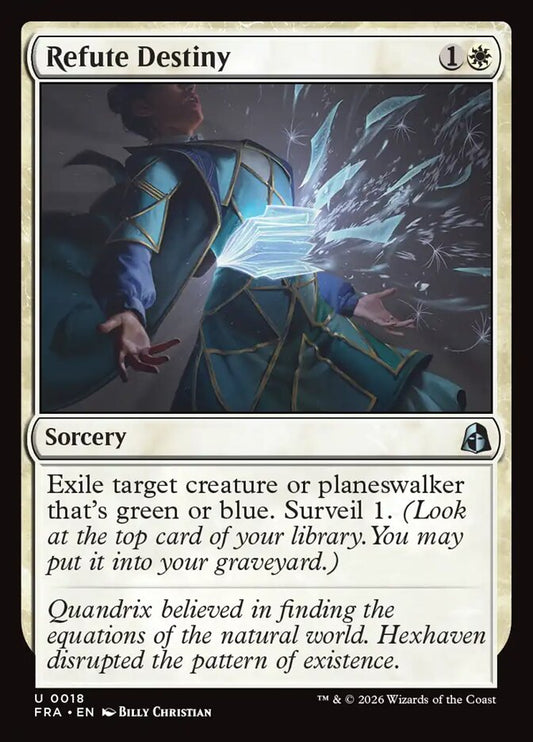 Refute Destiny - carta Magic The Gathering