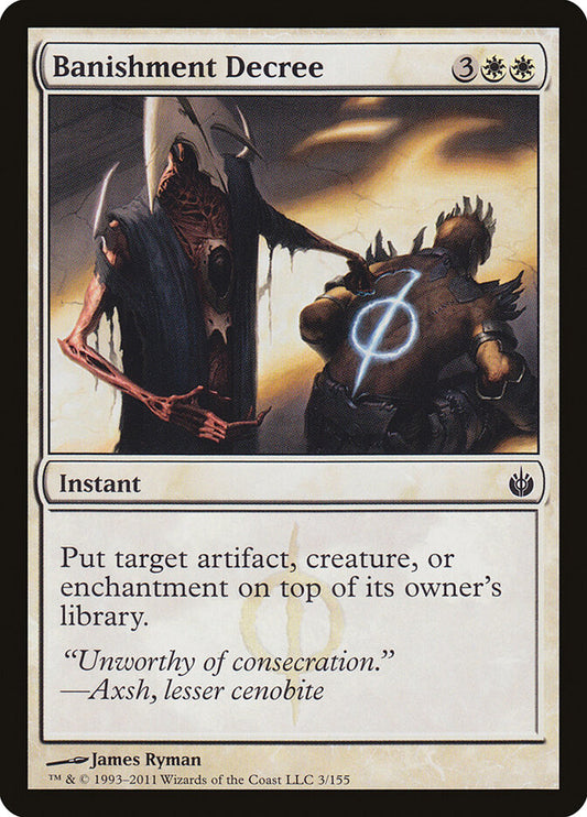 Banishment Decree - carta Magic The Gathering