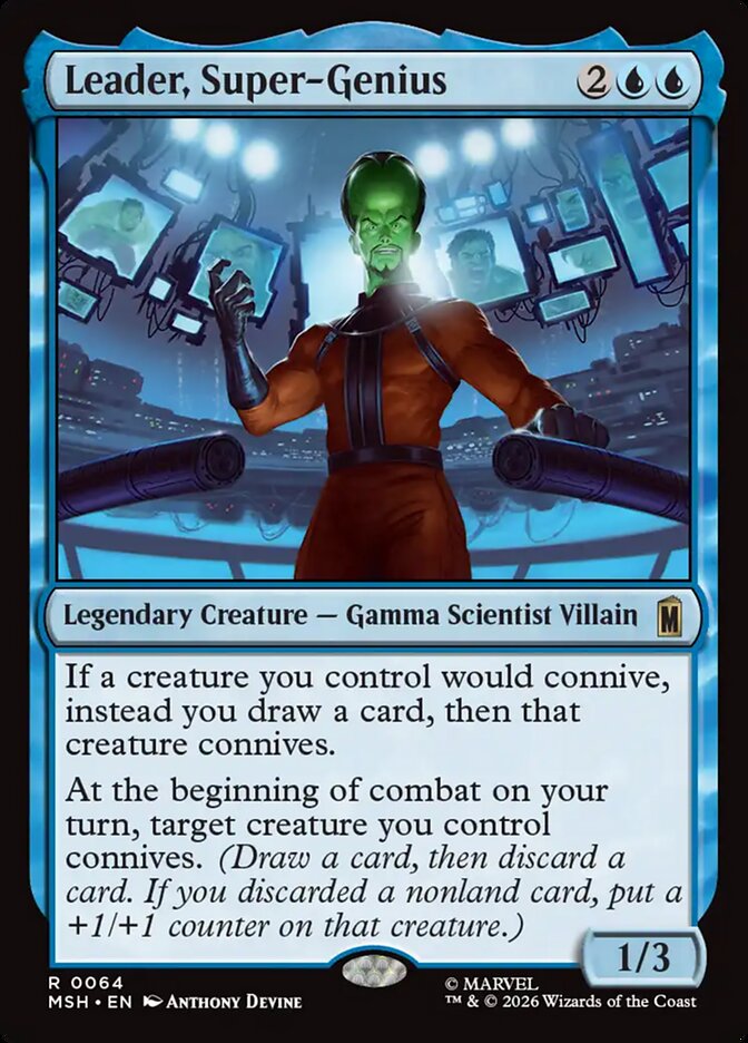 Leader, Super-Genius - carta Magic The Gathering