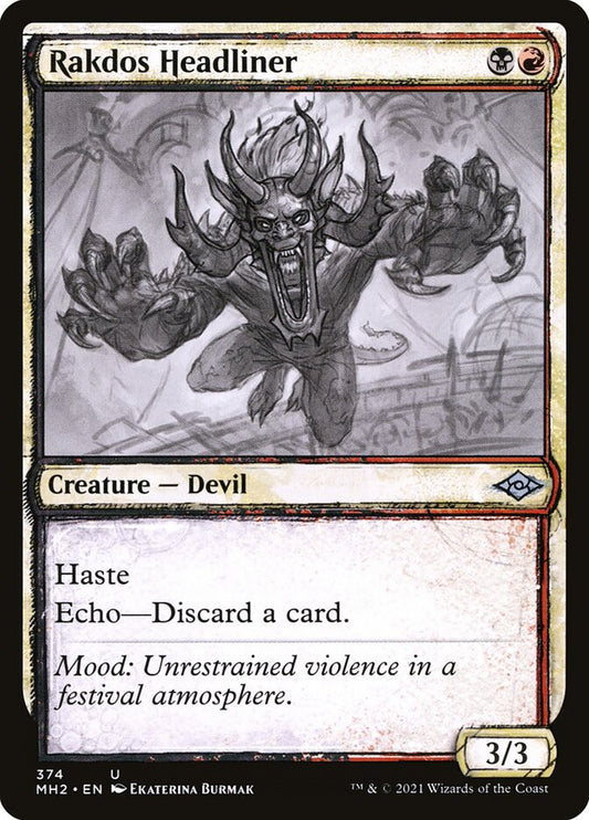 Rakdos Headliner - carta Magic The Gathering