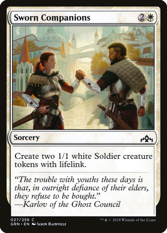 Sworn Companions - carta Magic The Gathering