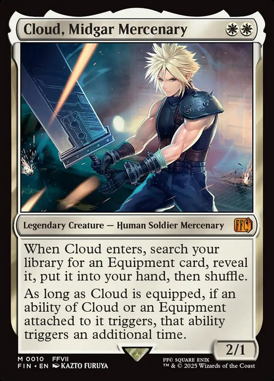 Cloud, Midgar Mercenary - carta Magic The Gathering