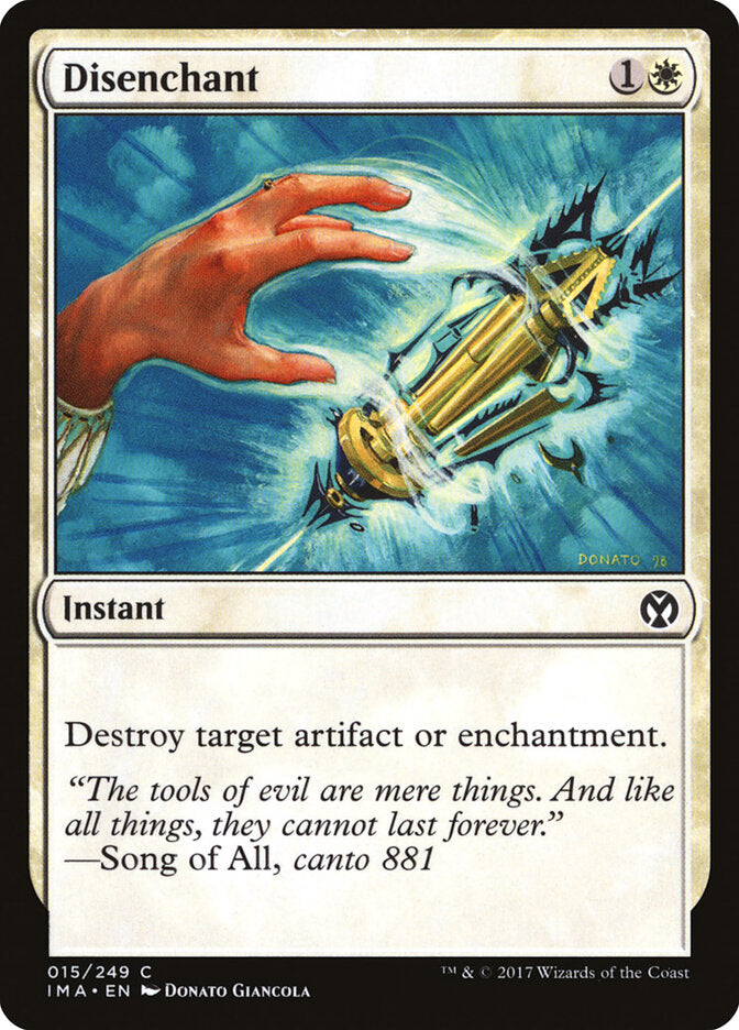 Disenchant - carta Magic The Gathering