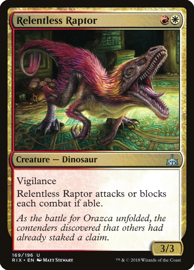 Relentless Raptor - carta Magic The Gathering