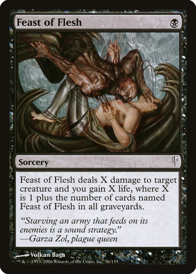 Feast of Flesh - carta Magic The Gathering