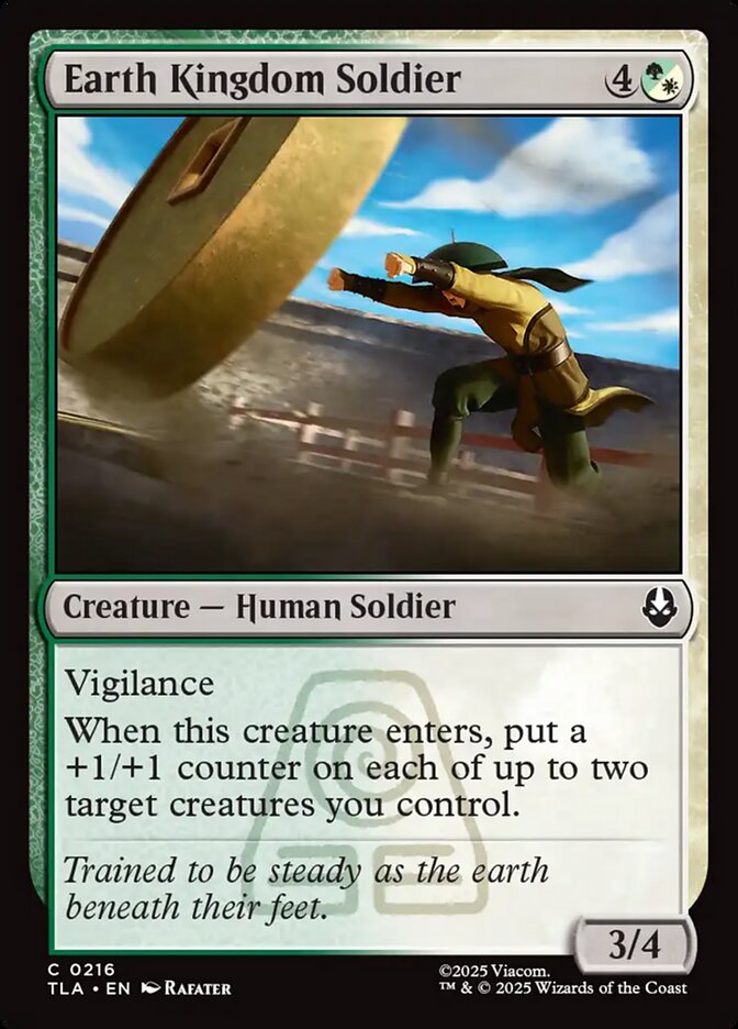 Earth Kingdom Soldier - carta Magic The Gathering
