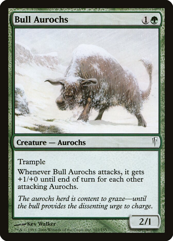 Bull Aurochs - carta Magic The Gathering