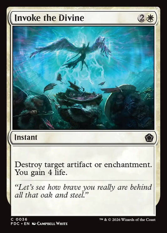 Invoke the Divine - carta Magic The Gathering