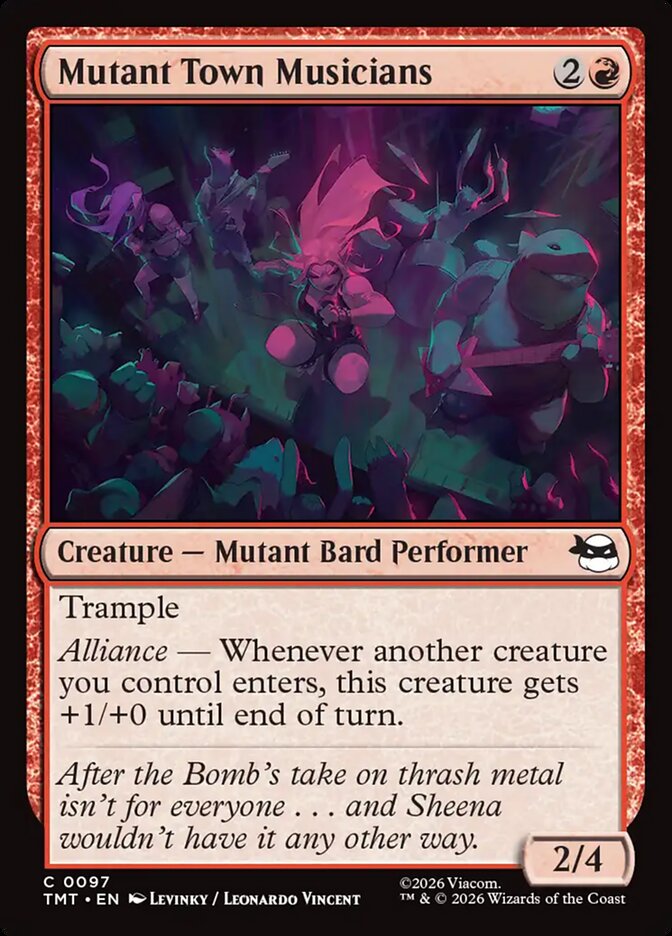 Mutant Town Musicians - carta Magic The Gathering