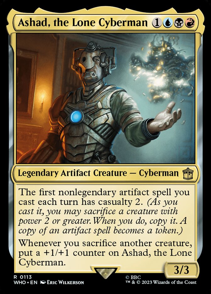 Ashad, the Lone Cyberman - carta Magic The Gathering