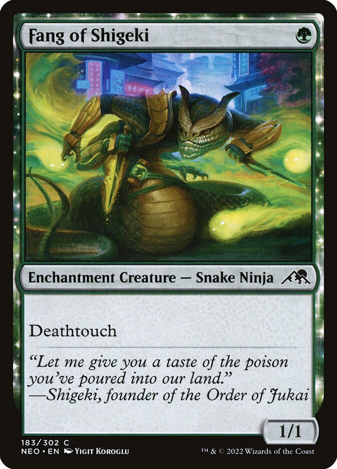 Fang of Shigeki - carta Magic The Gathering
