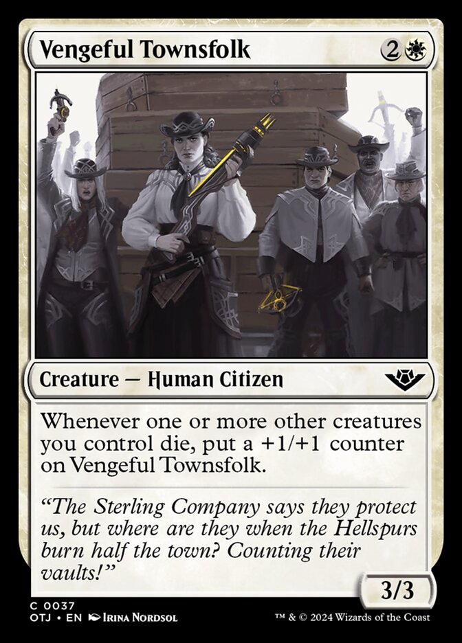 Vengeful Townsfolk - OTJ-037-NF-STD