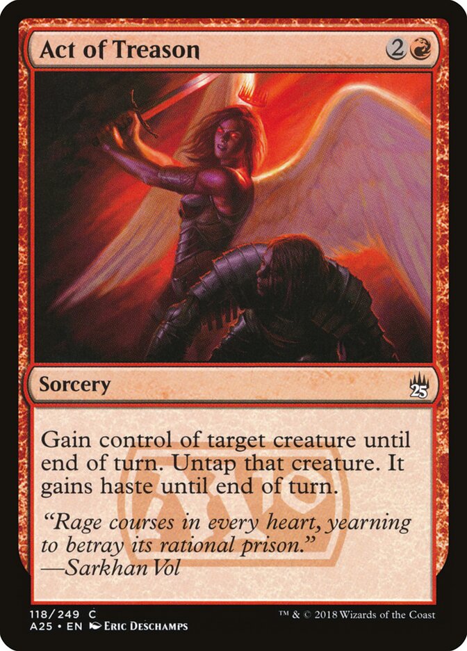 Act of Treason - carta Magic The Gathering