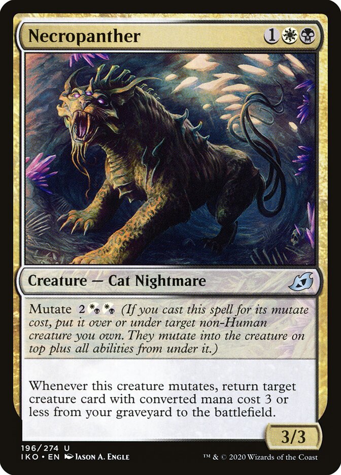 Necropanther - carta Magic The Gathering