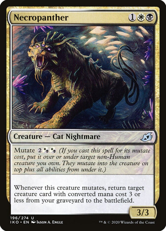 Necropanther - carta Magic The Gathering