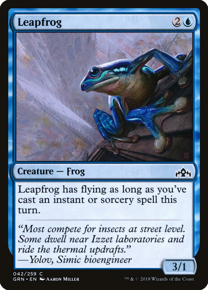 Leapfrog - carta Magic The Gathering