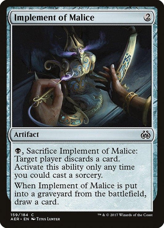 Implement of Malice - AER-159-NF-STD