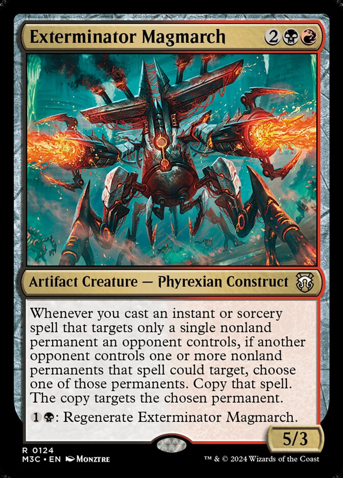 Exterminator Magmarch - carta Magic The Gathering