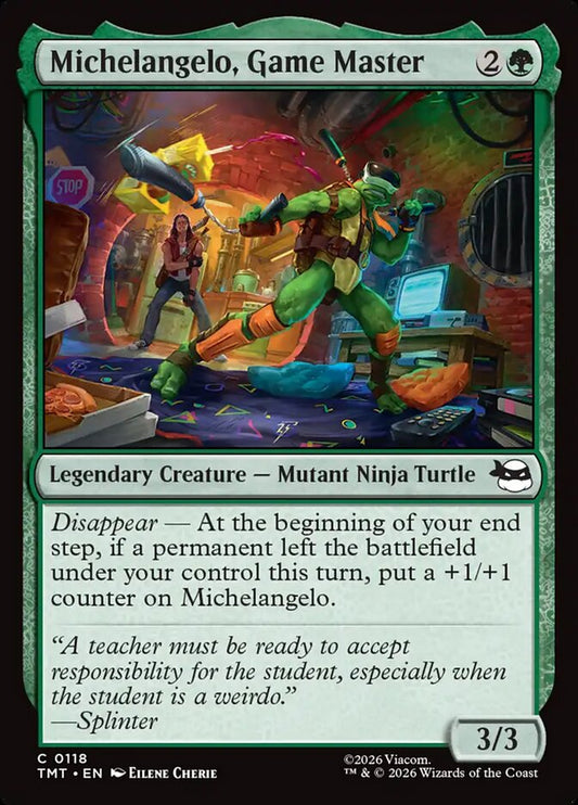 Michelangelo, Game Master - TMT-118-NF-LDG-UNI