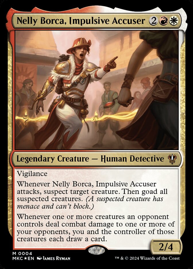 Nelly Borca, Impulsive Accuser - MKC-004-F-LDG