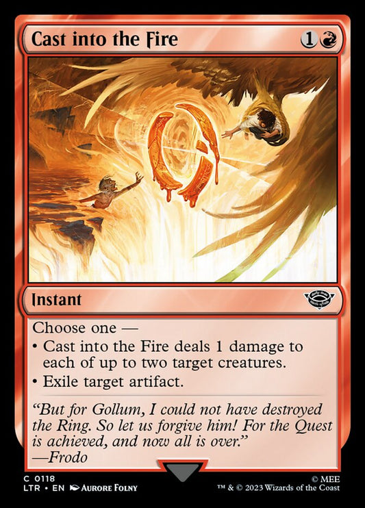 Cast into the Fire - LTR-118-NF-UNI