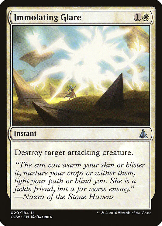 Immolating Glare - carta Magic The Gathering