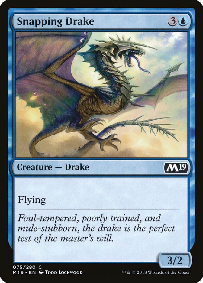 Snapping Drake - carta Magic The Gathering