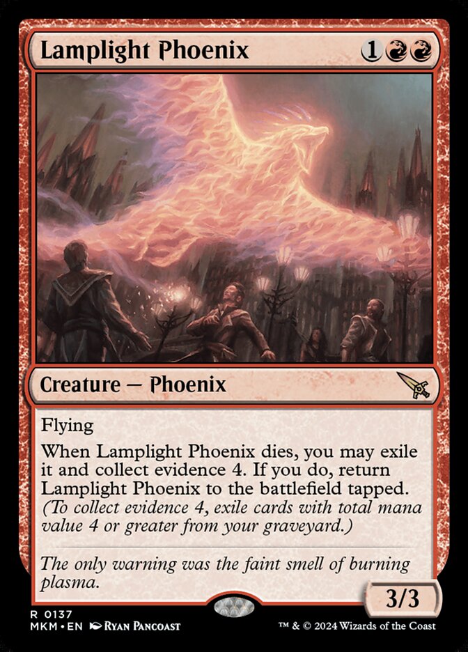 Lamplight Phoenix - carta Magic The Gathering
