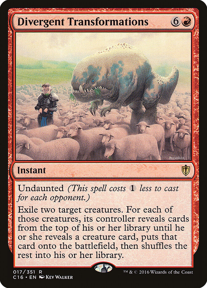 Divergent Transformations - carta Magic The Gathering