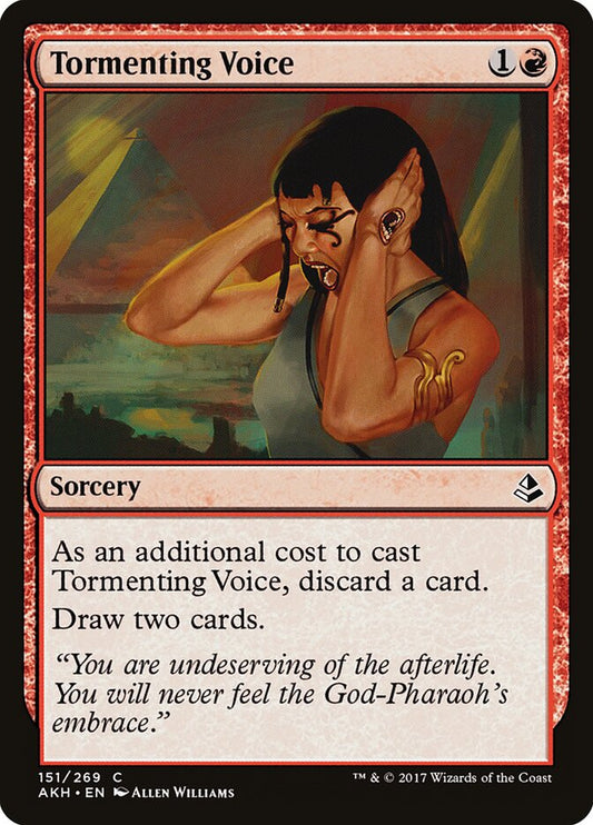 Tormenting Voice - carta Magic The Gathering