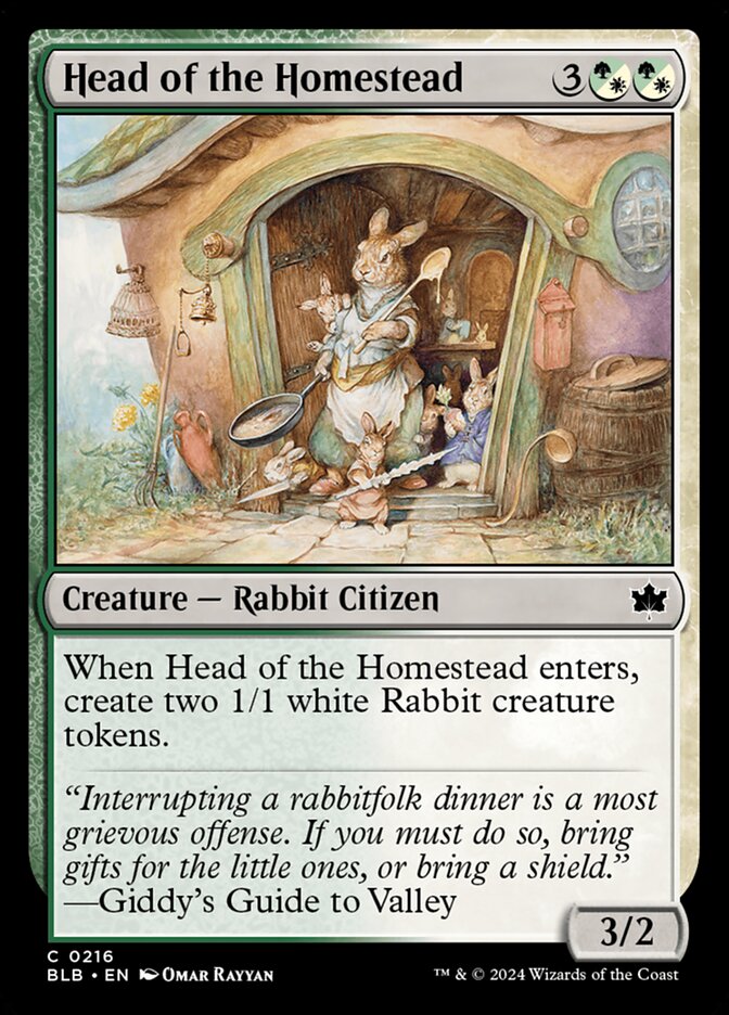 Head of the Homestead - carta Magic The Gathering