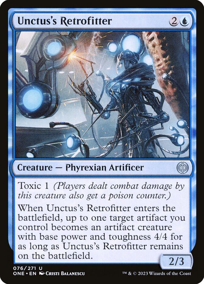 Unctus's Retrofitter - carta Magic The Gathering