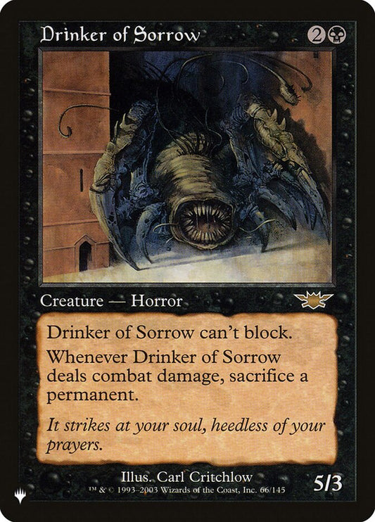 Drinker of Sorrow - PLST-LGN-66-NF-STD