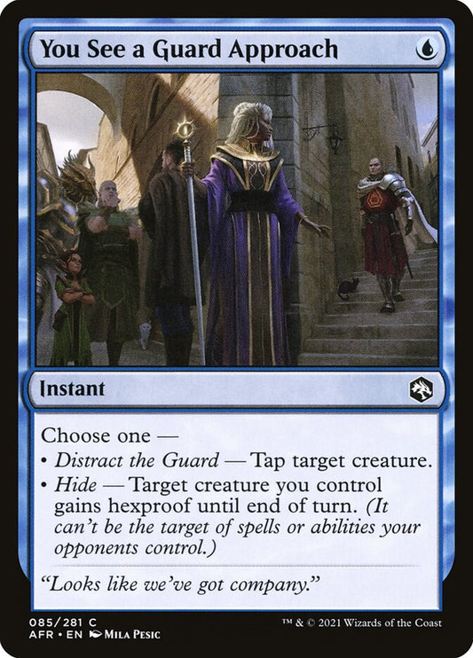 You See a Guard Approach - carta Magic The Gathering