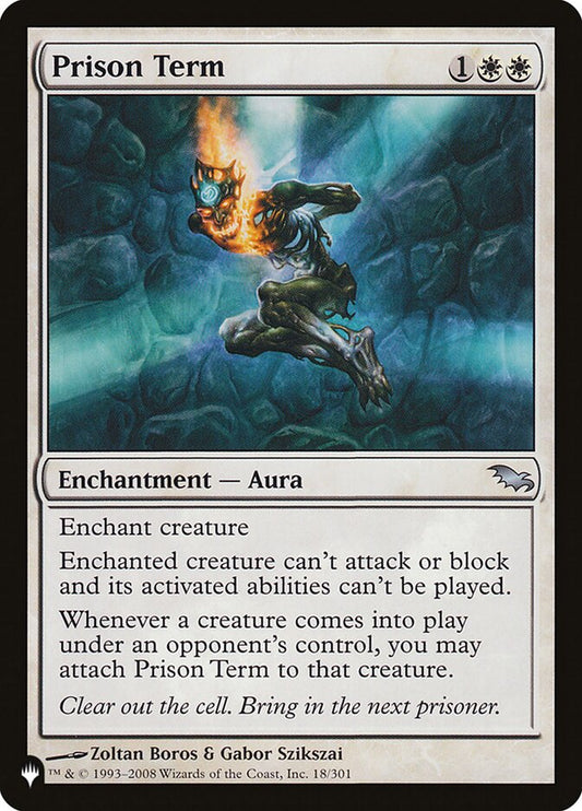 Prison Term - carta Magic The Gathering