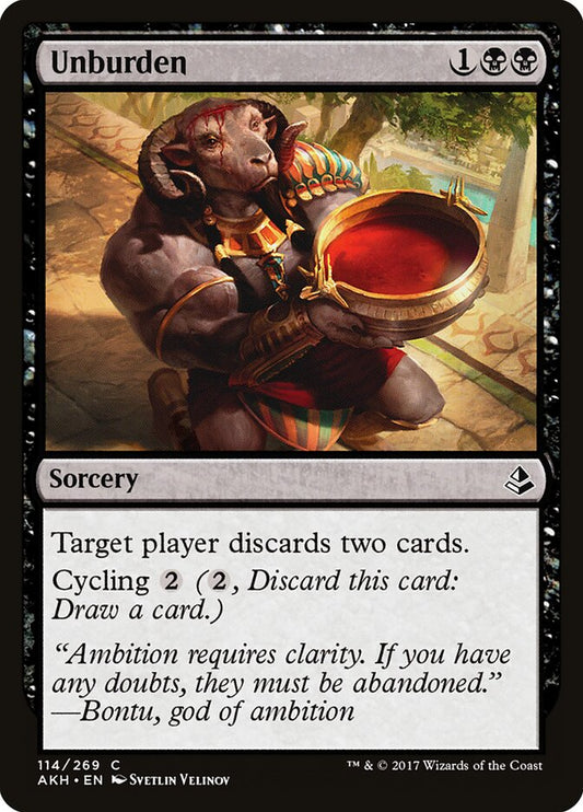 Unburden - carta Magic The Gathering