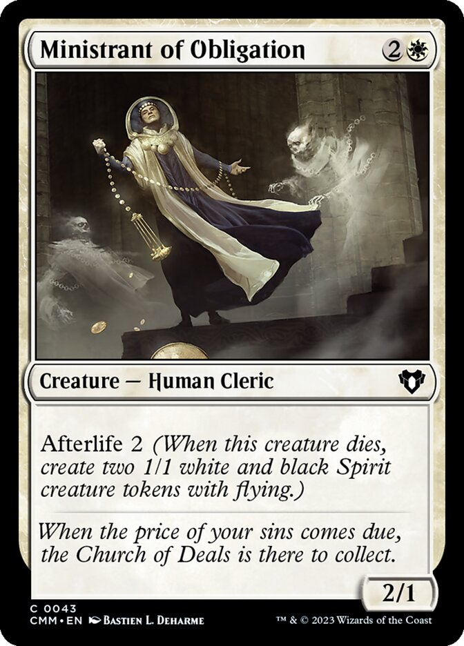 Ministrant of Obligation - carta Magic The Gathering