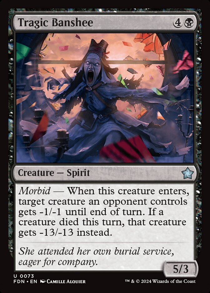 Tragic Banshee - carta Magic The Gathering
