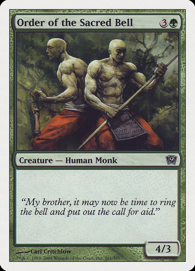 Order of the Sacred Bell - carta Magic The Gathering