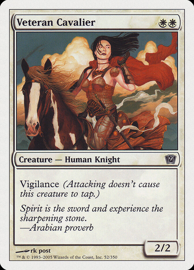 Veteran Cavalier - carta Magic The Gathering