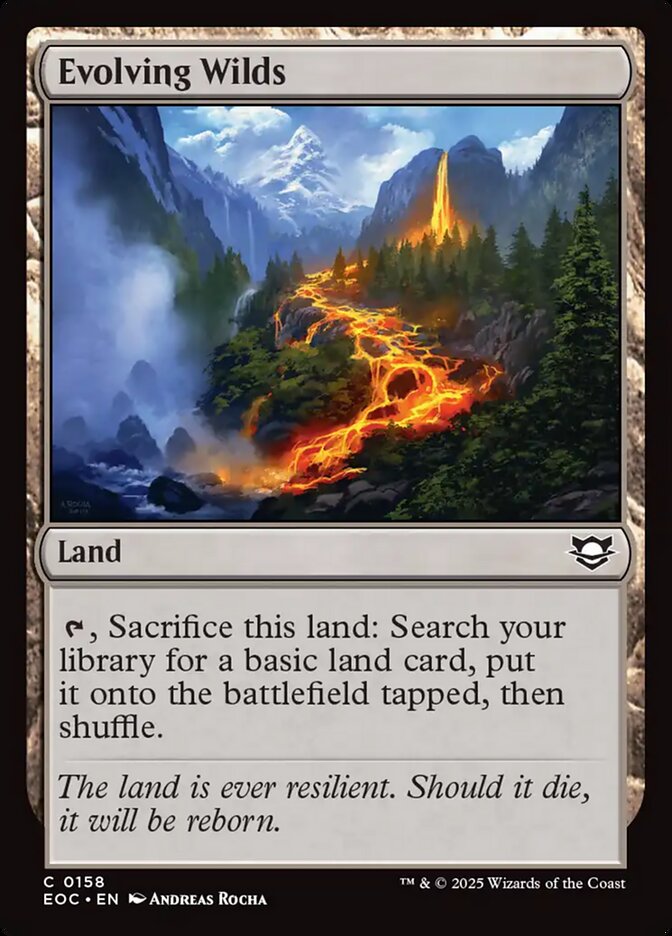 Evolving Wilds - carta Magic The Gathering