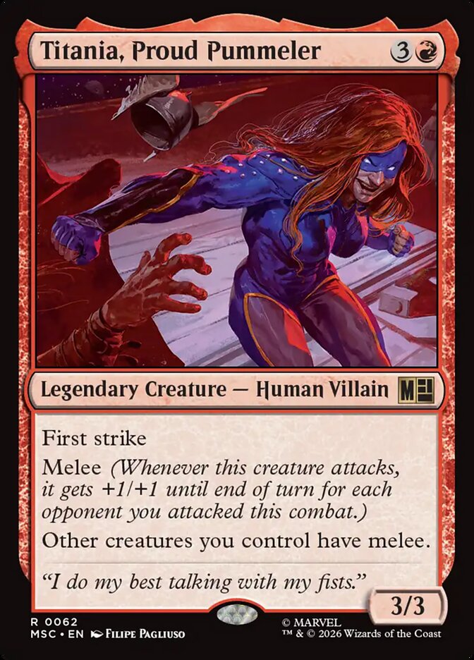 Titania, Proud Pummeler - carta Magic The Gathering