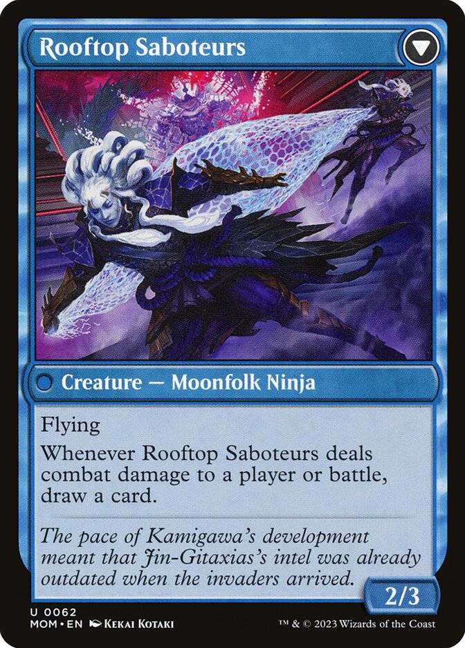 Rooftop Saboteurs - carta Magic The Gathering