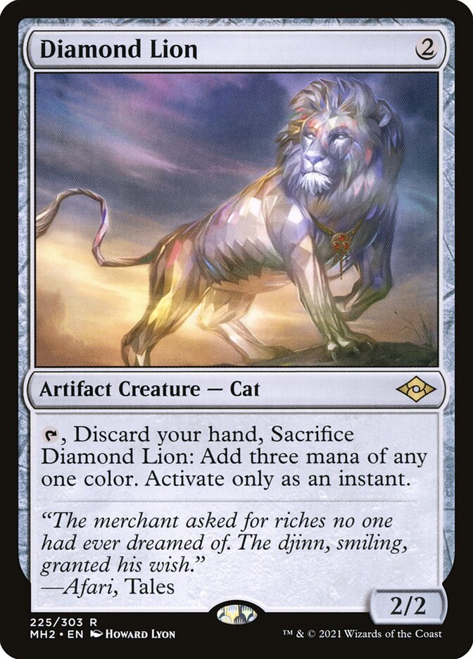 Diamond Lion - carta Magic The Gathering