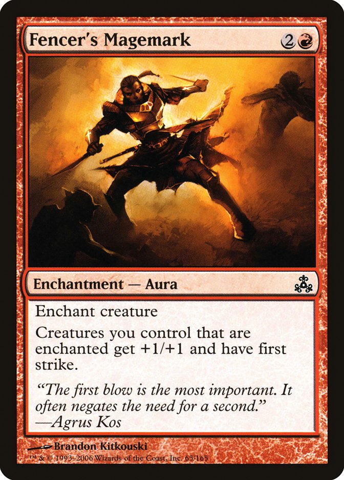Fencer's Magemark - carta Magic The Gathering