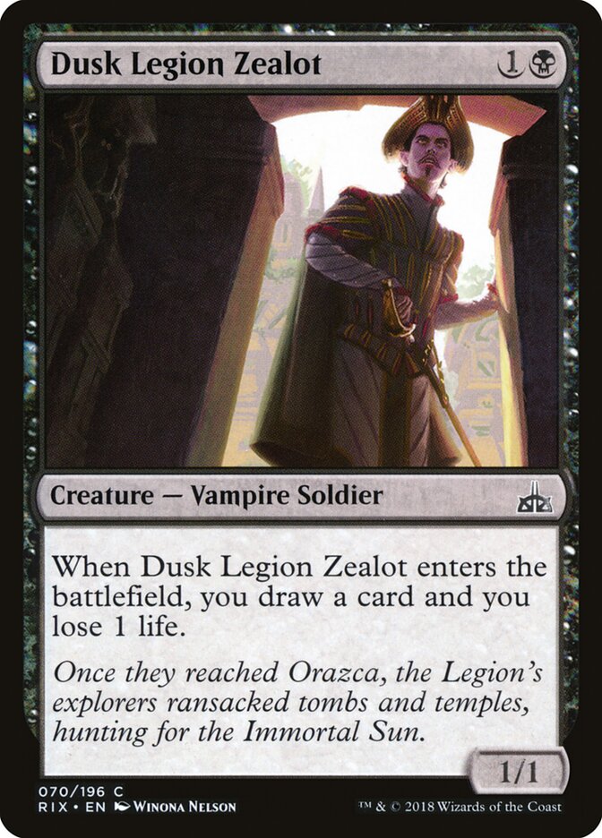 Dusk Legion Zealot - carta Magic The Gathering