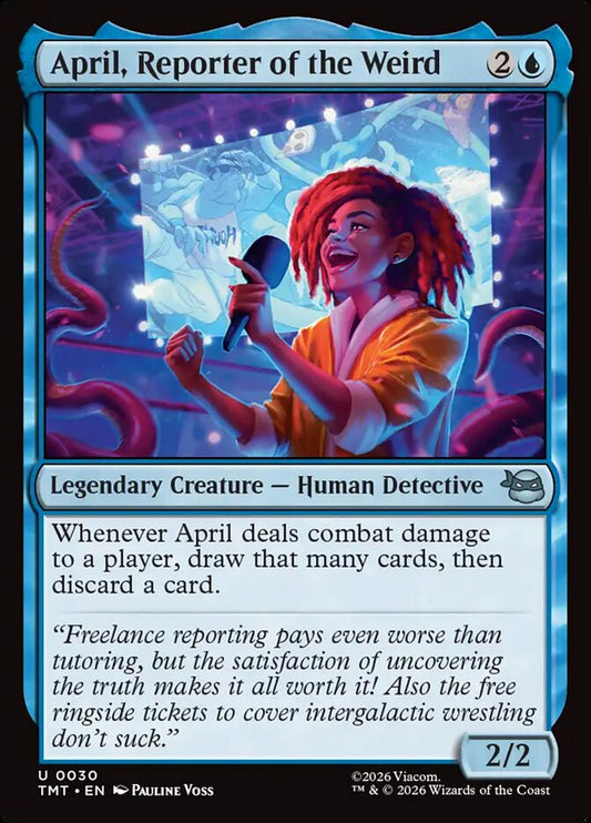 April, Reporter of the Weird - TMT-030-NF-LDG-UNI