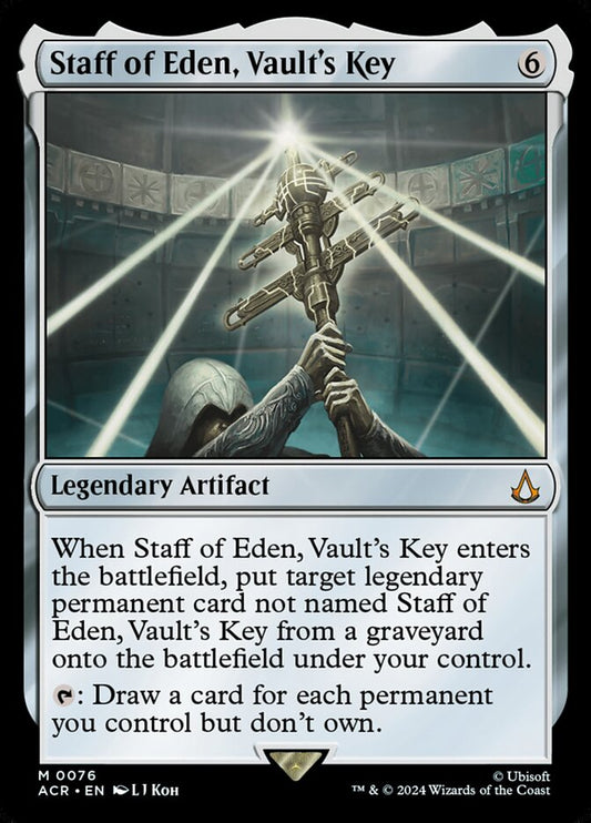 Staff of Eden, Vault's Key - carta Magic The Gathering